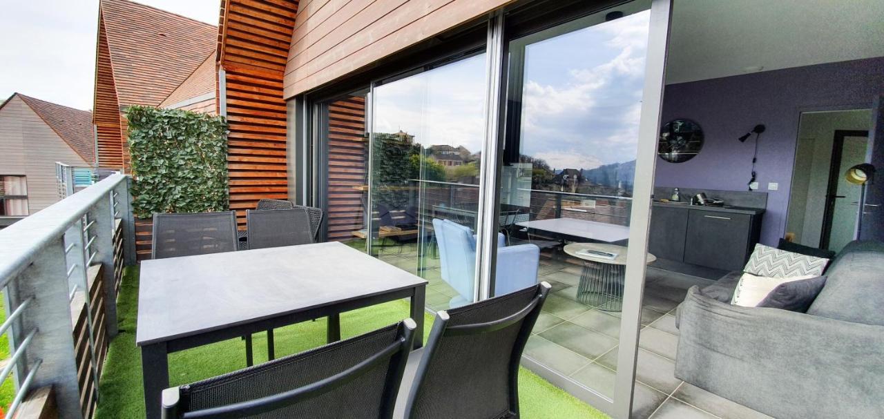 Le Coin Cosy Avec Balcon Terrasse Parking Prive Et Linge De Lit Compris Apartment Sarlat-la-Canéda Exterior foto