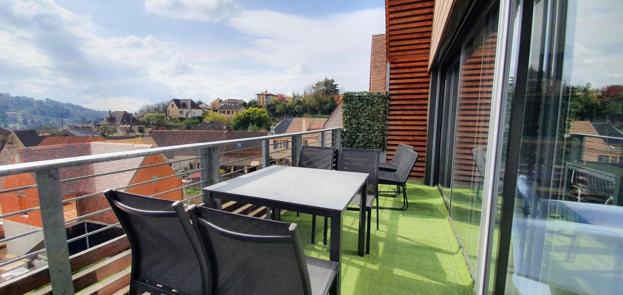 Le Coin Cosy Avec Balcon Terrasse Parking Prive Et Linge De Lit Compris Apartment Sarlat-la-Canéda Exterior foto